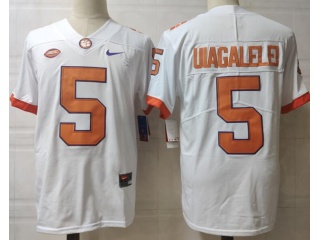 Clemson Tigers #5 D.J. Uiagalelei Limited Jersey White