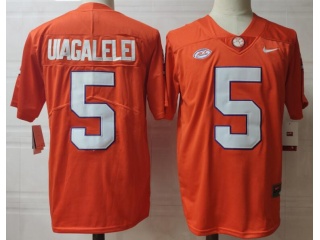 Clemson Tigers #5 D.J. Uiagalelei Limited Jersey Orange