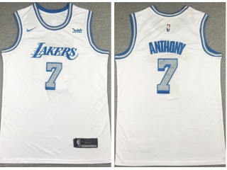 Nike Los Angeles Lakers #7 Anthony City Jersey White
