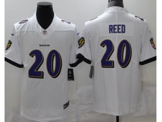 Baltimore Ravens #20 Ed Reed Vapor Limited Jersey White