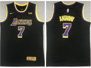 Nike Los Angeles Lakers #7 Anthony 2021 Earned Jersey Black