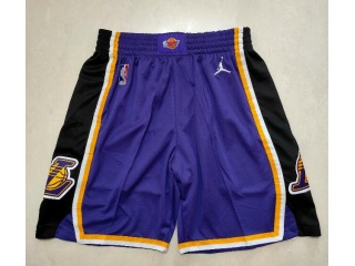 Jordan Los Angeles Lakers Shorts Purple