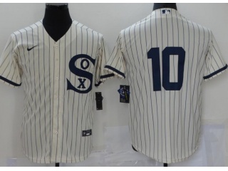 Nike Chicago White Sox #10 Field Of Dreams Cool Base Jersey Cream