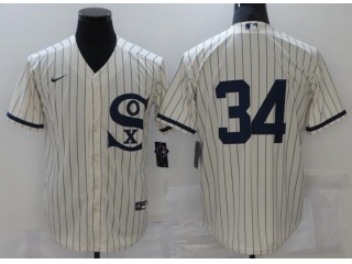 Nike Chicago White Sox #34 Field Of Dreams Cool Base Jersey Cream