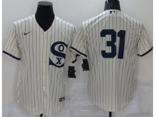 Nike Chicago White Sox #31 Field Of Dreams Cool Base Jersey Cream