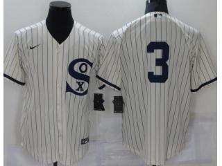 Nike Chicago White Sox #3 Field Of Dreams Cool Base Jersey Cream