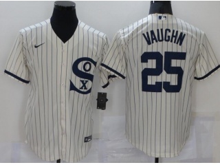 Nike Chicago White Sox #25 Andrew Vaughn Field Of Dreams Cool Base Jersey Cream
