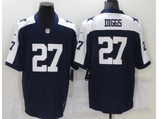 Dallas Cowboys #27 Trevon Diggs Thanksgiving Vapor Limited Jersey Blue