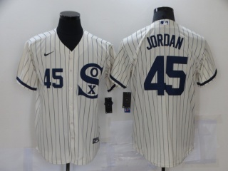 Nike Chicago White Sox #45 Michael Jordan Field Of Dreams Cool Base Jersey Cream