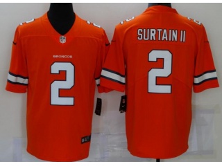 Denver Broncos #2 Pat Surtain II Color Rush Jersey Orange