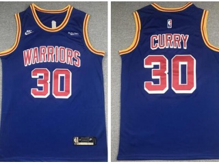 Nike Golden State Warriors #30 Stephen Curry 75th Jersey Blue