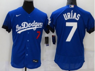 Nike Los Angeles Dodgers #7 Julio Urias City Flexbase Jersey Blue