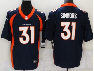 Denver Broncos #31 Justin Simmons Vapor Limited Jersey Blue