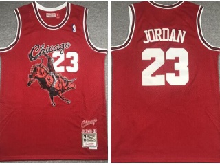 Juice -World Chicago Bulls #23 Michael Jordan Jersey Red