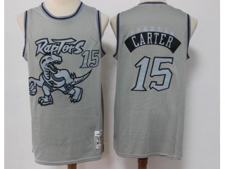 Toronto Raptors #15 Vince Carter Throwback Jersey Grey