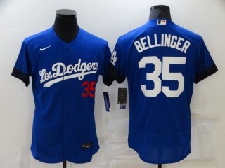 Nike Los Angeles Dodgers #35 Cody Bellinger City Flex Base Jersey Blue