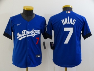 Youth Nike Los Angeles Dodgers #7 Julio Urias City Jersey Blue