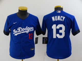 Youth Nike Los Angeles Dodgers #13 Max Muncy City Jersey Blue