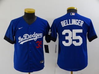 Youth Nike Los Angeles Dodgers #35 Cody Bellinger City Jersey Blue