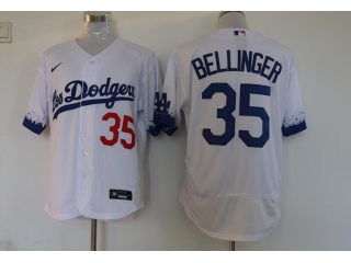 Nike Los Angeles Dodgers #35 Cody Bellinger City Flexbase Jersey White