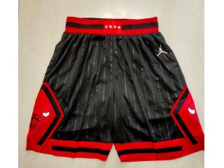 Chicago Bulls Black Stripes Shorts Black