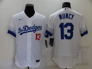 Nike Los Angeles Dodgers #13 Max Muncy City Cool Base Jersey White