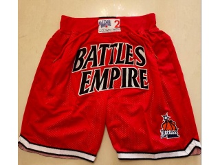 Battles Empire Just Don Shorts Red