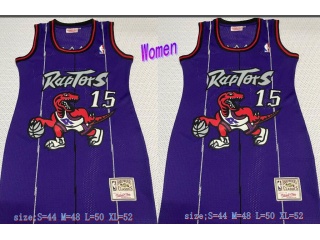 Toronto Raptors #15 Vince Carter Dress Purple