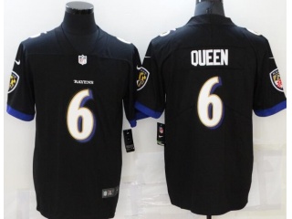 Baltimore Ravens #6 Patrick Queen Vapor Limited Jersey Black