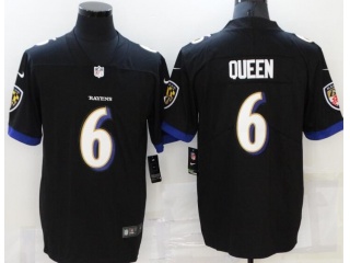 Baltimore Ravens #6 Patrick Queen Vapor Limited Jersey Black 