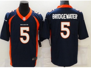 Denver Broncos #5 Teddy Bridgewater Vapor Limited Jersey Blue