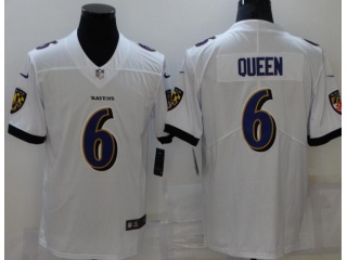 Baltimore Ravens #6 Patrick Queen Vapor Limited Jersey White