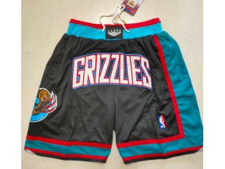 Memphis Grizzlies Just Don Shorts Black 