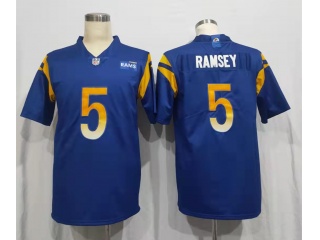 Los Angeles Rams #5 Jalen Ramsey Vapor Limited Jersey Blue
