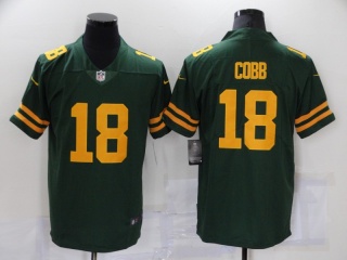 Green Bay Packers #18 Randall Cobb Throwback Limited Jersey Green