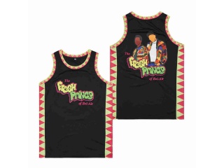 The Fresh Prince #14 Bel Air Academy Jersey Black Fashion