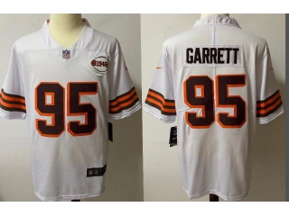 Cleveland Browns #95 Myles Garrett 1946 Limited Jersey White