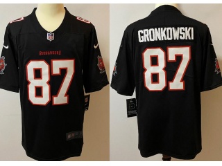 Tampa Bay Buccaneers #87 Rob Gronkowski Limited Jersey Black
