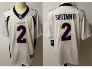 Denver Broncos #2 Pat Surtain II Vapor Limited Jersey White