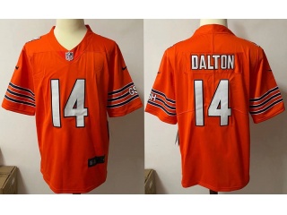Chicago Bears #14 Andy Dalton Vapor Limited Jersey Orange