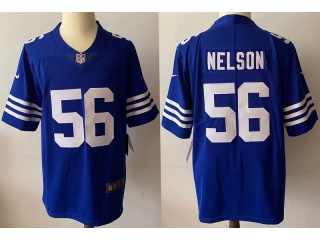 Indianapolis Colts #56 Quenton Nelson New Style Vapor Limited Jersey Royal Blue