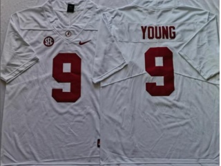 Alabama Crimson #9 Bryce Young Limited Jersey White