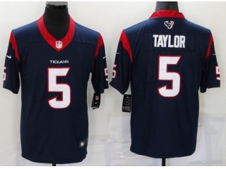 Houston Texans #5 Tyrod Taylor Limited Jersey Blue 