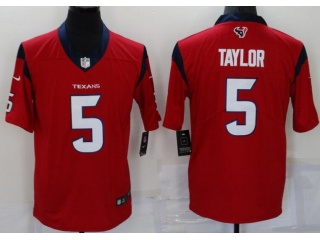 Houston Texans #5 Tyrod Taylor Limited Jersey Red 