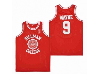 Dwayne Wayne #9 A Different World Hillman Jersey Red