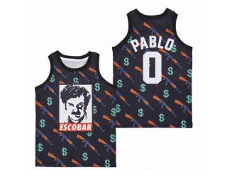 Pablo Escobar #0 Jersey Black