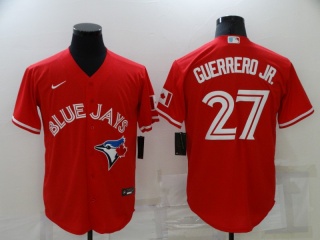 Nike Toronto Blue Jays #27 Vladimir Guerrero JR Cool Base Jersey Red