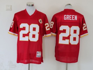 Washington Redskins #28 Darrell Green Throwback Jersey Red