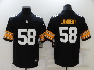 Pittsburgh Steelers #58 Jack Lambert New Style Vapor Limited Jersey Black