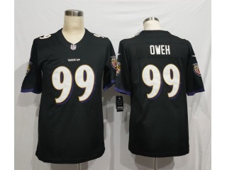 Baltimore Ravens #99 Odafe Oweh Vapor Limited Jersey Black